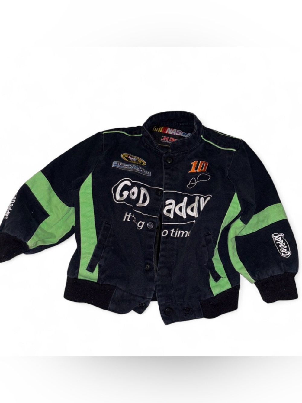 Nascar Danica Patrick Racing Go Daddy Kids Heavy Jacket Size Small